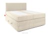 STRIX PRO Boxspringbett hart 140 cm Doppelmatratze + HR-Topper Cordstoff beige beige - Foto 3