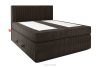 STRIX PRO Boxspringbett hart 140 cm Doppelmatratze + HR-Topper Cordstoff dunkelbraun dunkelbraun - Foto 3