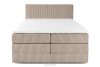 STRIX PRO Boxspringbett hart 140 cm Doppelmatratze + HR-Topper Cordstoff in Taupe taupe - Foto 5