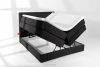 STRIX PRO Boxspringbett hart 140 cm Doppelmatratze + Visco-Topper Cordstoff schwarz schwarz - Foto 8