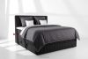 STRIX PRO Boxspringbett hart 140 cm Doppelmatratze + Visco-Topper Cordstoff schwarz schwarz - Foto 2