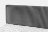 STRIX PRO Boxspringbett hart 140 cm Doppelmatratze + Visco-Topper Cordstoff grau grau - Foto 10