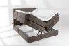 STRIX PRO Boxspringbett hart 140 cm Doppelmatratze + Visco-Topper Cordstoff braun braun - Foto 8