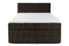 STRIX PRO Boxspringbett hart 140 cm Doppelmatratze + Visco-Topper Cordstoff dunkelbraun dunkelbraun - Foto 5