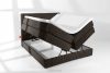 STRIX PRO Boxspringbett hart 140 cm Doppelmatratze + Visco-Topper Cordstoff dunkelbraun dunkelbraun - Foto 8