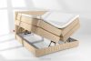 STRIX PRO Boxspringbett mittelhart 160 cm Doppelmatratze + HR-Topper Cordstoff sandfarben sandfarben - Foto 8