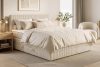 STRIX PRO Boxspringbett mittelhart 160 cm Doppelmatratze + HR-Topper Cordstoff beige beige - Foto 17