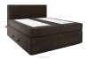 STRIX PRO Boxspringbett mittelhart 160 cm Doppelmatratze + HR-Topper Cordstoff in Dunkelbraun dunkelbraun - Foto 3