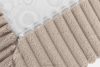 STRIX PRO Boxspringbett mittelhart 160 cm Doppelmatratze + HR-Topper Cordstoff in Taupe taupe - Foto 12