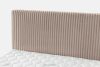 STRIX PRO Boxspringbett mittelhart 160 cm Doppelmatratze + Visco-Topper Cordstoff taupe taupe - Foto 10