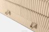 STRIX PRO Boxspringbett hart 160 cm Doppelmatratze + HR-Topper Cordstoff in Sand sandfarben - Foto 11