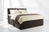 STRIX PRO Boxspringbett hart 160 cm Doppelmatratze + HR-Topper Cordstoff dunkelbraun dunkelbraun - Foto 2