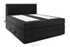 STRIX PRO Boxspringbett hart 160 cm Doppelmatratze + Visco-Topper Cordstoff schwarz schwarz - Foto 3