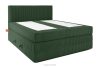 STRIX PRO Boxspringbett hart 160 cm Doppelmatratze + Visco-Topper Cordstoff dunkelgrün dunkelgrün - Foto 3