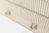 STRIX PRO Boxspringbett hart 160 cm Doppelmatratze + Visco-Topper Cordstoff beige beige - Foto 11