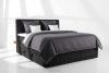 STRIX PRO Boxspringbett mittelhart 180 cm Doppelmatratze + HR-Topper Cordstoff schwarz schwarz - Foto 2