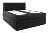 STRIX PRO Boxspringbett mittelhart 180 cm Doppelmatratze + Visco-Topper Cordstoff schwarz schwarz - Foto 3