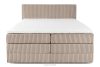STRIX PRO Boxspringbett hart 180 cm Doppelmatratze + HR-Topper Cordstoff taupe taupe - Foto 5