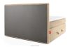 STRIX PRO Boxspringbett hart 180 cm Doppelmatratze + Visco-Topper Cordstoff sandfarben sandfarben - Foto 7