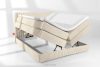 STRIX PRO Boxspringbett hart 180 cm Doppelmatratze + Visco-Topper Cordstoff beige beige - Foto 8