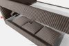 STRIX PRO Boxspringbett hart 180 cm Doppelmatratze + Visco-Topper Cordstoff braun braun - Foto 14