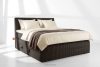 STRIX PRO Boxspringbett hart 180 cm Doppelmatratze + Visco-Topper Cordstoff dunkelbraun dunkelbraun - Foto 2