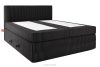 STRIX PRO Boxspringbett mittelhart 200 cm Doppelmatratze + HR-Topper Cordstoff schwarz schwarz - Foto 3