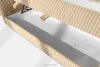 STRIX PRO Boxspringbett mittelhart 200 cm Doppelmatratze + HR-Topper Cordstoff sandfarben sandfarben - Foto 13