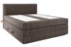 STRIX PRO Boxspringbett mittelhart 200 cm Doppelmatratze + HR-Topper Cordstoff in Braun braun - Foto 3