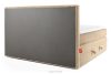 STRIX PRO Boxspringbett mittelhart 200 cm Doppelmatratze + Visco-Topper Cordstoff sandfarben sandfarben - Foto 7