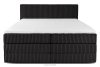 STRIX PRO Boxspringbett hart 200 cm Doppelmatratze + HR-Topper Cordstoff schwarz schwarz - Foto 5