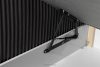 STRIX PRO Boxspringbett hart 200 cm Doppelmatratze + HR-Topper Cordstoff schwarz schwarz - Foto 15