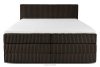 STRIX PRO Boxspringbett hart 200 cm Doppelmatratze + HR-Topper Cordstoff dunkelbraun dunkelbraun - Foto 5