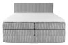 STRIX PRO Boxspringbett hart 200 cm Doppelmatratze + Visco-Topper Cordstoff hellgrau hellgrau - Foto 5