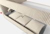 STRIX PRO Boxspringbett hart 200 cm Doppelmatratze + Visco-Topper Cordstoff beige beige - Foto 14