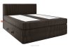 STRIX PRO Boxspringbett hart 200 cm Doppelmatratze + Visco-Topper Cordstoff dunkelbraun dunkelbraun - Foto 3