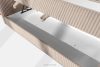 STRIX PRO Boxspringbett hart 200 cm Doppelmatratze + Visco-Topper Cordstoff taupe taupe - Foto 13