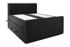 STRIX PRO+ Boxspringbett Doppelzimmer mittelhart 140 cm Doppelmatratze + HR-Topper Cordstoff schwarz schwarz - Foto 3