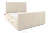STRIX PRO+ Boxspringbett Doppelzimmer mittelhart 140 cm Doppelmatratze + HR-Topper Cordstoff beige beige - Foto 4