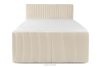 STRIX PRO+ Boxspringbett Doppelzimmer mittelhart 140 cm Doppelmatratze + Visco-Topper Cordstoff beige beige - Foto 5