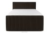 STRIX PRO+ Boxspringbett Doppelzimmer hart 140 cm Doppelmatratze + HR-Topper Cordstoff dunkelbraun dunkelbraun - Foto 5