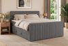 STRIX PRO+ Boxspringbett Doppelzimmer hart 140 cm Doppelmatratze + Visco-Topper Cordstoff grau grau - Foto 17