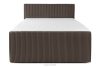 STRIX PRO+ Boxspringbett Doppelzimmer mittelhart 160 cm Doppelmatratze + HR-Topper Cordstoff in Braun braun - Foto 5