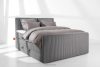 STRIX PRO+ Boxspringbett Doppelzimmer hart 160 cm Doppelmatratze + HR-Topper Cordstoff grau grau - Foto 2
