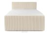 STRIX PRO+ Boxspringbett Doppelzimmer hart 160 cm Doppelmatratze + HR-Topper Cordstoff beige beige - Foto 5