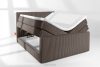 STRIX PRO+ Boxspringbett Doppelzimmer hart 160 cm Doppelmatratze + HR-Topper Cordstoff in Braun braun - Foto 8