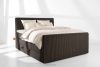 STRIX PRO+ Boxspringbett Doppelzimmer hart 160 cm Doppelmatratze + HR-Topper Cordstoff dunkelbraun dunkelbraun - Foto 2