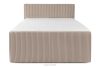 STRIX PRO+ Boxspringbett Doppelzimmer hart 160 cm Doppelmatratze + HR-Topper Cordstoff in Taupe taupe - Foto 5