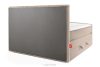 STRIX PRO+ Boxspringbett Doppelzimmer hart 160 cm Doppelmatratze + HR-Topper Cordstoff in Taupe taupe - Foto 7