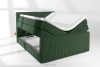 STRIX PRO+ Boxspringbett Doppelzimmer hart 160 cm Doppelmatratze + Visco-Topper Cordstoff dunkelgrün dunkelgrün - Foto 8